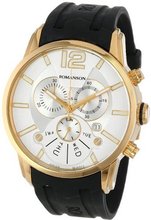 Romanson TL9213HM1GAS1G Sports Swiss Quartz Day and Date Function Chronograph Luminous Hands and Markers