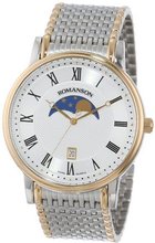 Romanson TM1274FM1CAS1G Classic Swiss Quartz Moon Phase and Date Function