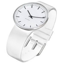 Rosendahl Arne Jacobsen White City Hall Dial White Calf Skin Band (1.3" Dia.)
