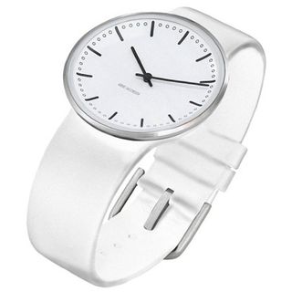 Rosendahl Arne Jacobsen White City Hall Dial White Calf Skin Band (1.6" Dia.)