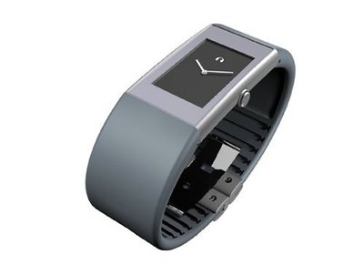 Rosendahl II 43169 Stainless Steel Case and Denim Coloured Polyurathane Strap