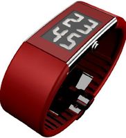 Rosendahl Ii Digital, Red Case With Sides Of Mirror Polished Stainless Steel