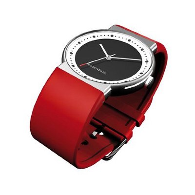 Rosendahl Iv Analog Mirror Polished Stainless Steel Case With Black And White Dial