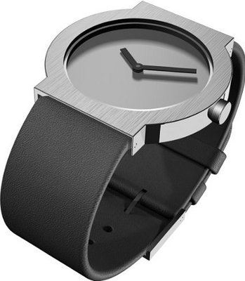 Rosendahl Light Anthracite Dial, Mirror Polished Stainless Steel Case, Calf Skin Strap