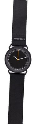 Rosendahl MUW Unisex Quartz with Black Dial Analogue Display and Black Nylon Strap 43572