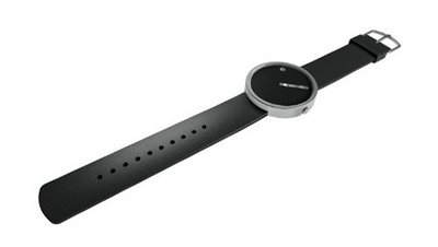 Rosendahl Picto Black With Polished Steel Case (1.6" Dia.)