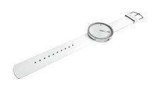 Rosendahl Picto White With Polished Steel Case (1.6" Dia.)