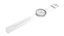 Rosendahl Picto White With Polished Steel Case (1.8" Dia.)