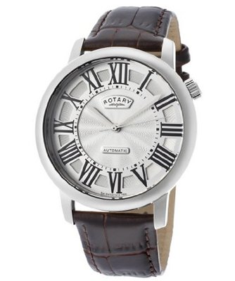 Rotary GLE000010-21 Brown/Silver Genuine Leather Cn