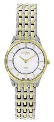 Rotary LB08001-02 Ladies Ultra Slim Two Tone