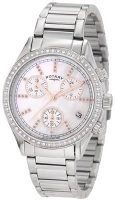 Rotary LB700025/07 Rotary Exclusive Ladies Sport Chronograph Bracelet