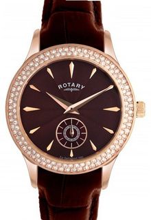 Rotary Rotary Damen Rosegold Gehäuse Armbanduhr