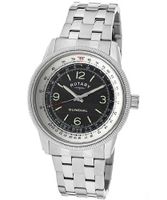 Rotary ROTARY-GB00200-SP-19 Silver/Black Stainless Steel