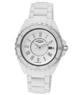 White Dial White Ceramic