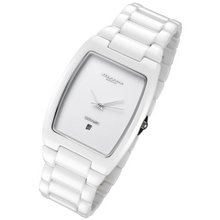 Cirros Luxury Unisex White Ceramic with Date Model 2296GW