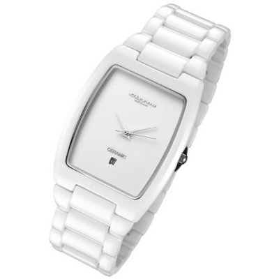Cirros Luxury Unisex White Ceramic with Date Model 2296GW
