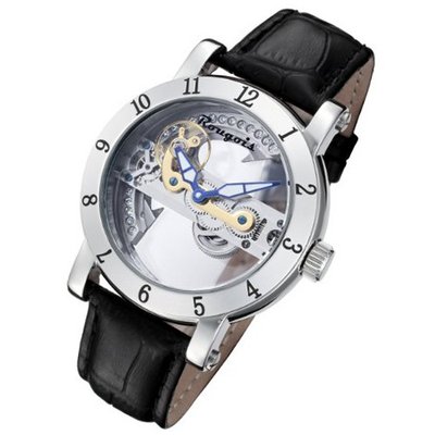 Rougois Automatic Skeleton with Bridge Mechanical Movement