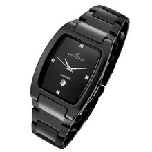 Rougois High-Tech Black Ceramic with Genuine Diamonds