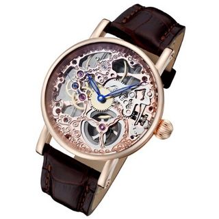 Rougois Rosarita Gold Mechanical Rose Gold Skeleton RS10005