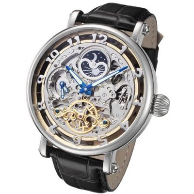 Rougois XL Skeleton Automatic Dual Time Zone RGSA47