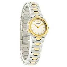 Roven Dino Astor Ladies Thin Silver Two Tone Swiss Quartz Dress 2021LTT05