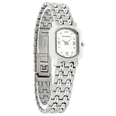 Roven Dino Azza Ladies Thin Silver Dial Stl Steel Swiss Quartz 6004LSS05