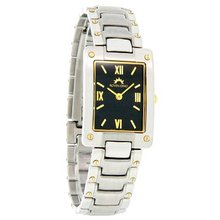 Roven Dino Primus Classic Rectangular Black Two Tone Swiss 6007MTT02