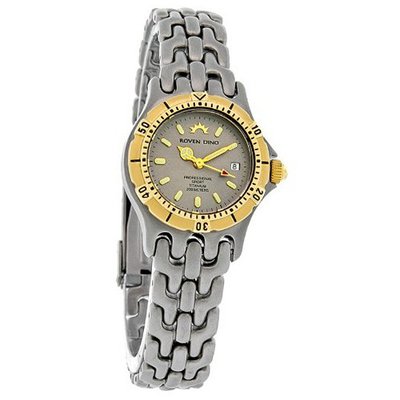 Roven Dino Talon Ladies Pro Sport Titanium Two Tone Swiss Quartz 8008WZX14