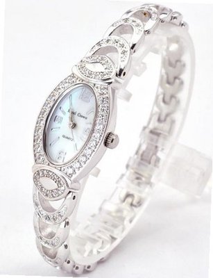 Royal Crown 3651 Jewelry Waterproof Silvery Oval Dial Stainless Steel es for Woman