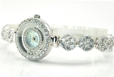 Royal Crown 5308 Jewelry Waterproof Silver Round Dial Stainless-steel