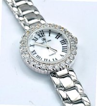 Royal Crown 6305 Jewelry Waterproof Silver Round Dial Stainless-steel