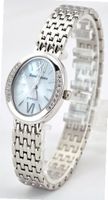 Royal Crown 6309 Jewelry Waterproof Silvery Round Dial Stainless Steel Band