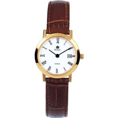 Royal London 20007-02 Ladies Classic Brown Gold