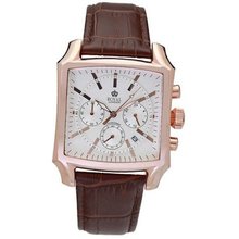 Royal London Gents Brown Leather Chronograph