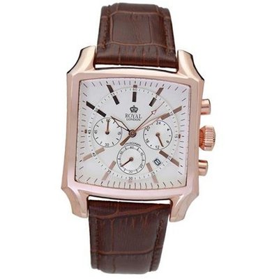 Royal London Gents Brown Leather Chronograph