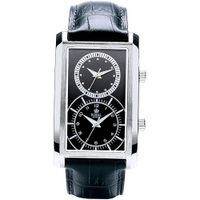Royal London Gents Dual Time Dial The Instiga Black Leather Strap 41103-02