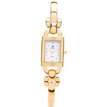 Royal London Ladies MOP Gold Plate Stainless Steel Bracelet Strap 21162-02