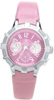 Royal London Quartz with Pink Dial Chronograph Display and Pink Leather Strap 20123-03