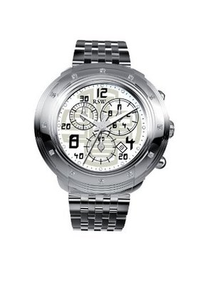 RSW 4130.BS.S0.12.D0 Volante Round Silver Dial Chronograph Sapphire Crystal Diamond