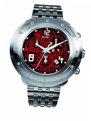 RSW 4130.BS.S0.14.D0 Volante Round Black Dial Chronograph Sapphire Crystal Diamond