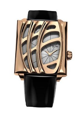 RSW 6020.PP.L1.5.00 Wonderland Rose-Gold Black Patent Leather