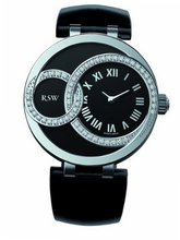 RSW 6025.BS.L1.12.D1 Wonderland Round Black Dial Patent Leather Diamond