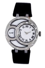 RSW 6025.BS.L1.2.D0 Wonderland Round White Dial Patent Leather Diamond