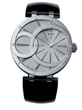 RSW 6025.BS.L1.5.D0 Wonderland Round Stainless-Steel Diamond Black Patent Leather