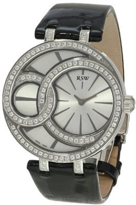 RSW 6025.BS.L1.5.F1 Wonderland Round Stainless-Steel Diamond Patent Leather