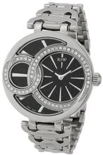 RSW 6025.BS.S0.1.D1 Wonderland Round Black Dial Stainless Steel Diamond