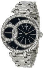 RSW 6025.BS.S0.1.F1 Wonderland Round Stainless-Steel Diamond Black Dial Bracelet