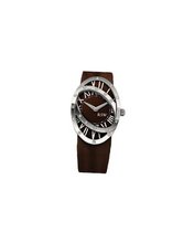 RSW 6960.BS.TS9.92.D1 Loop Diamond Roman Numerals Brown Satin