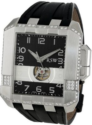 RSW 7110.MS.R1.12.D1 Crossroads Square Automatic Diamond Black Rubber