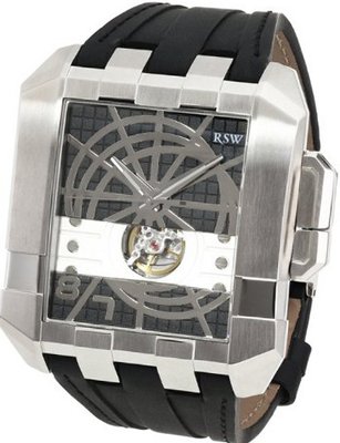 RSW 7110.MS.V1.1.00 Crossroads Square Black Automatic Leather